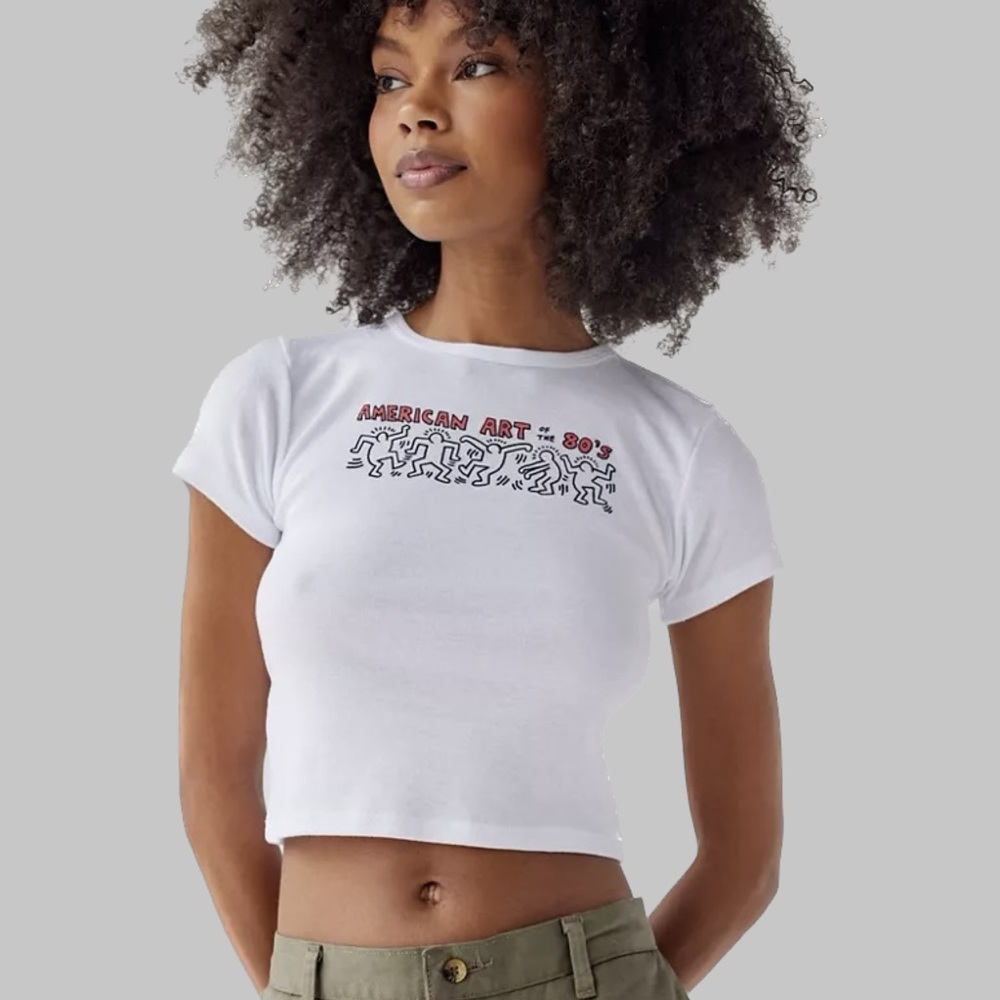 Keith Haring American Art of the 80s Baby Tee